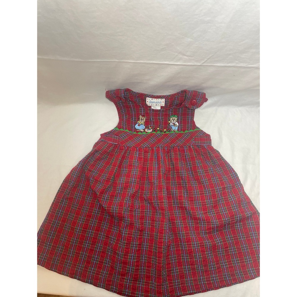 Vintage Samara plaid dress